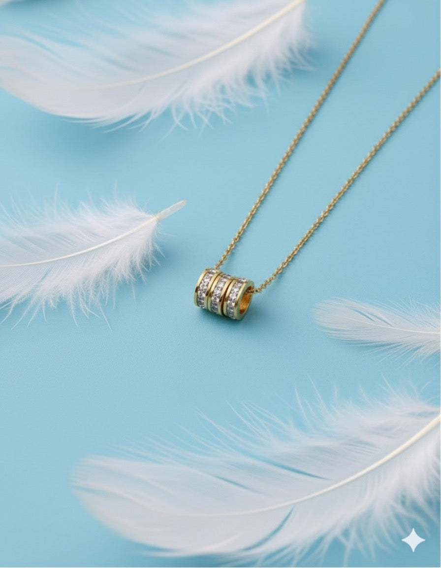 Interlocking Ring Necklace