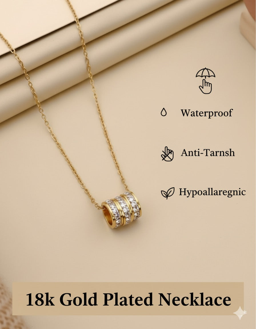 Interlocking Ring Necklace