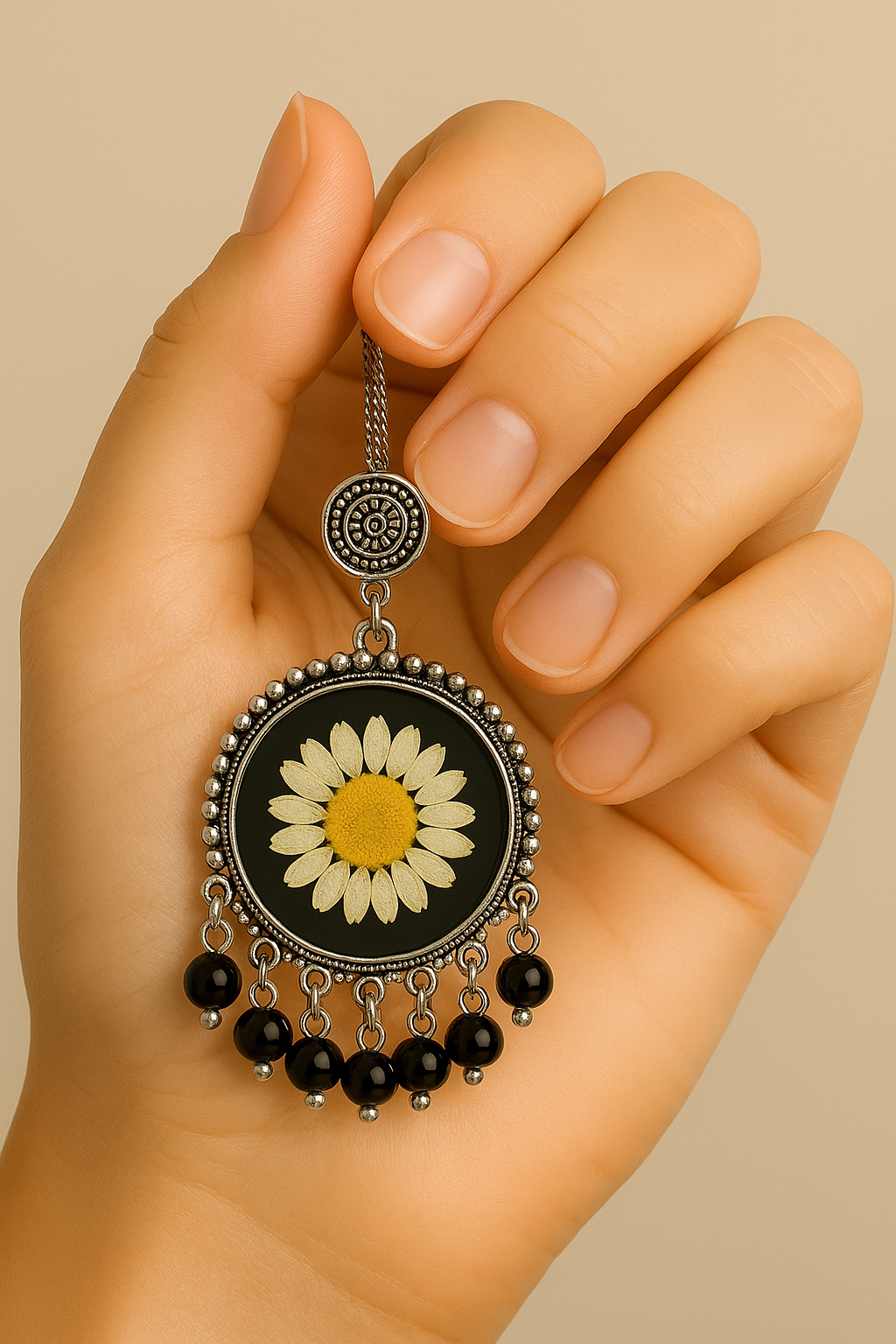 Handcrafted Resin Flower Earrings for Women