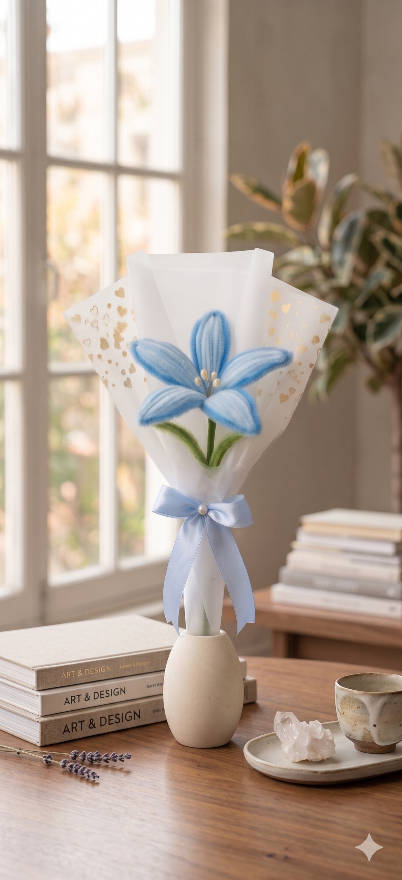 Blue Forever Bloom Bouquet 💙