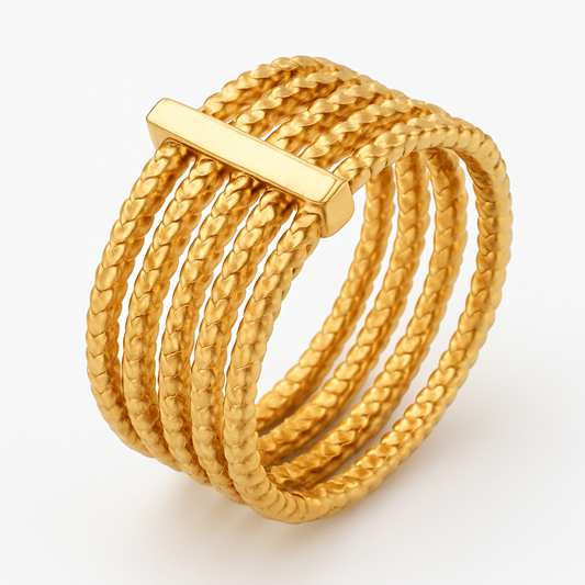 Traditional Five Layer Toe Ring