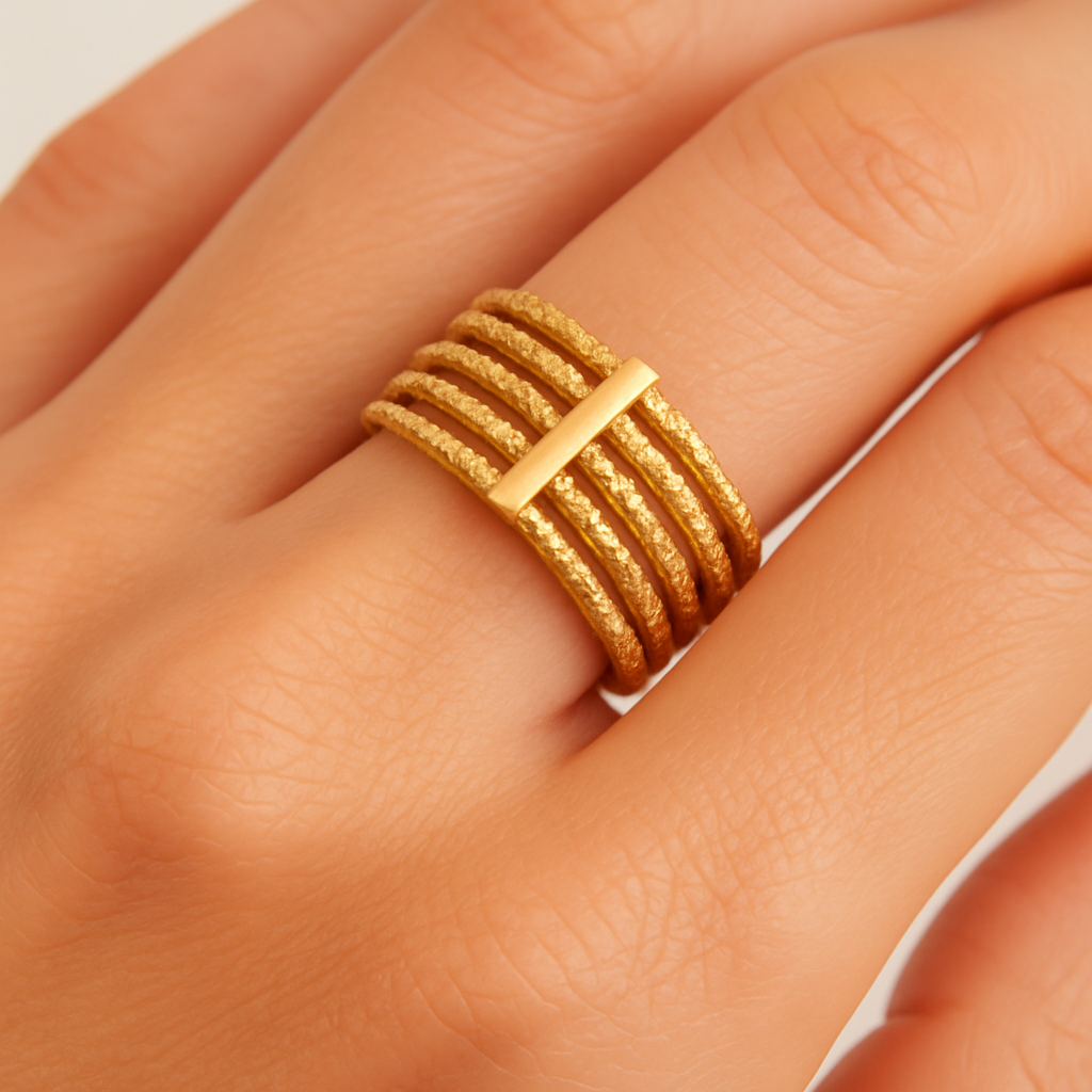 Traditional Five Layer Toe Ring