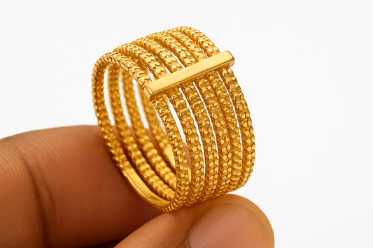 Traditional Five Layer Toe Ring