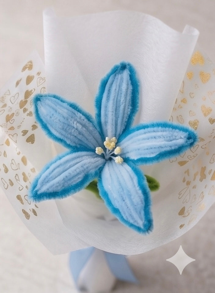 Blue Forever Bloom Bouquet 💙