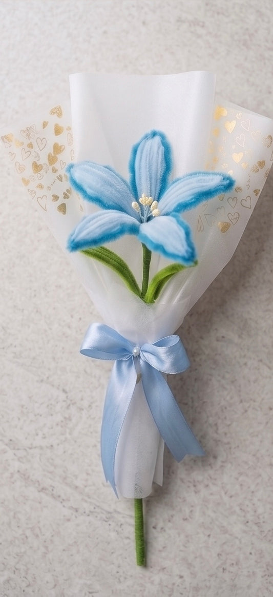 Blue Forever Bloom Bouquet 💙